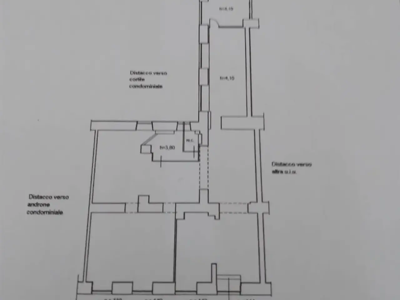 Negozio in Via Tasso, Roma, {3} - Planimetria 1
