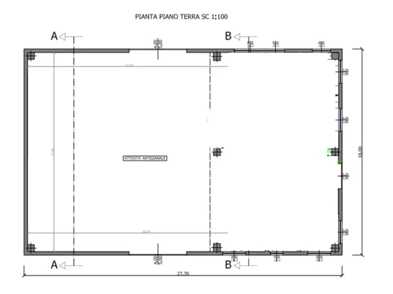 Capannone in Via Cascina Rinaldi 2, San Giovanni Al Natisone, {3} - Planimetria 1