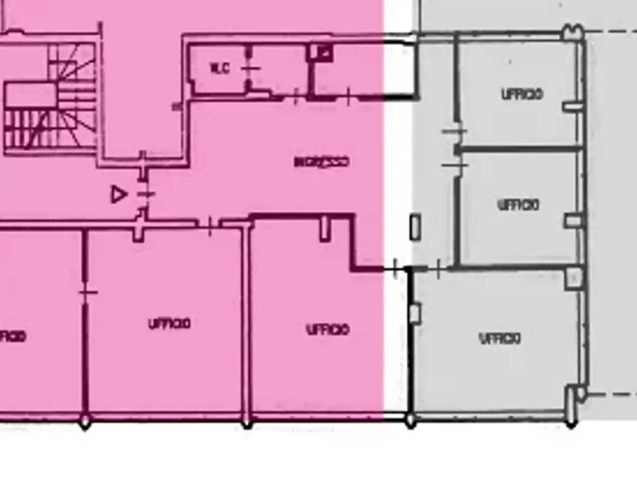 Ufficio in Via Napoli,66, Vicenza, {3} - Planimetria 1