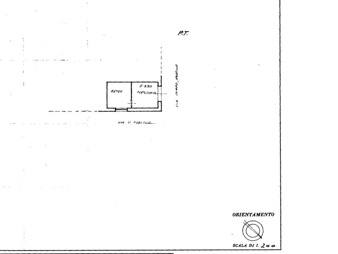 Negozio in Viale Campo Sportivo 11, Fabriano, {3} - Planimetria 1
