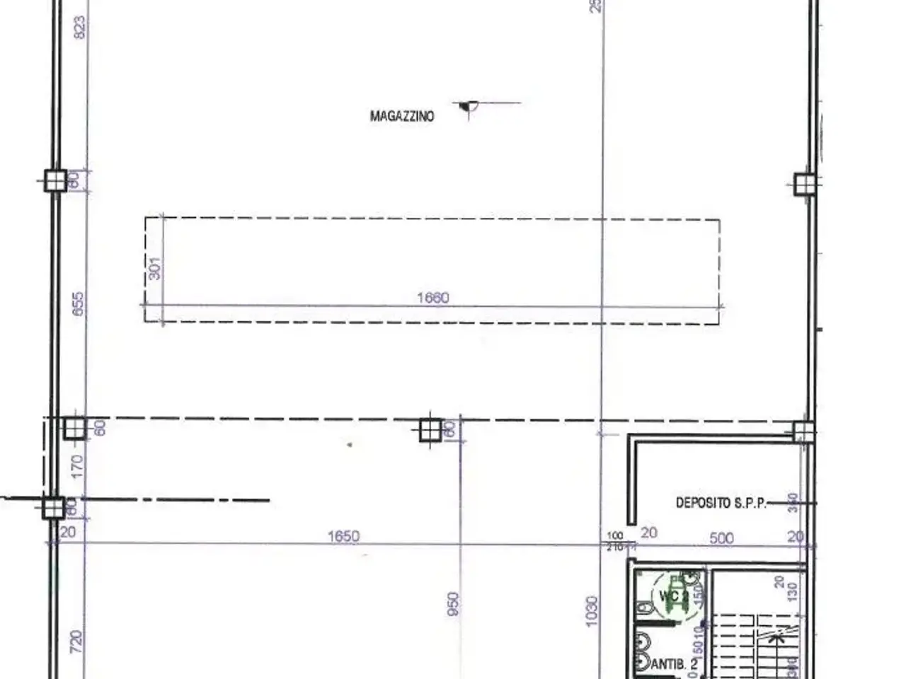 Capannone in Via I Maggio 74, Concorezzo, {3} - Planimetria 1
