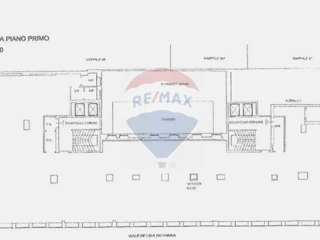 Ufficio in Piazza Santa Francesca Romana 3, Milano, {3} - Planimetria 1