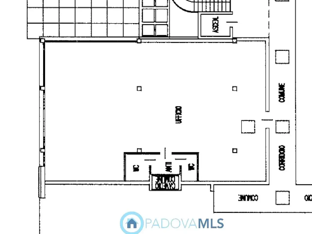 Ufficio in Via Panà, Noventa Padovana, {3} - Planimetria 1