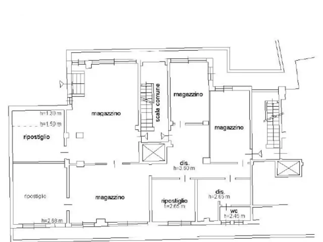 Palestra in Corso Alcide De Gasperi, Torino, {3} - Planimetria 1