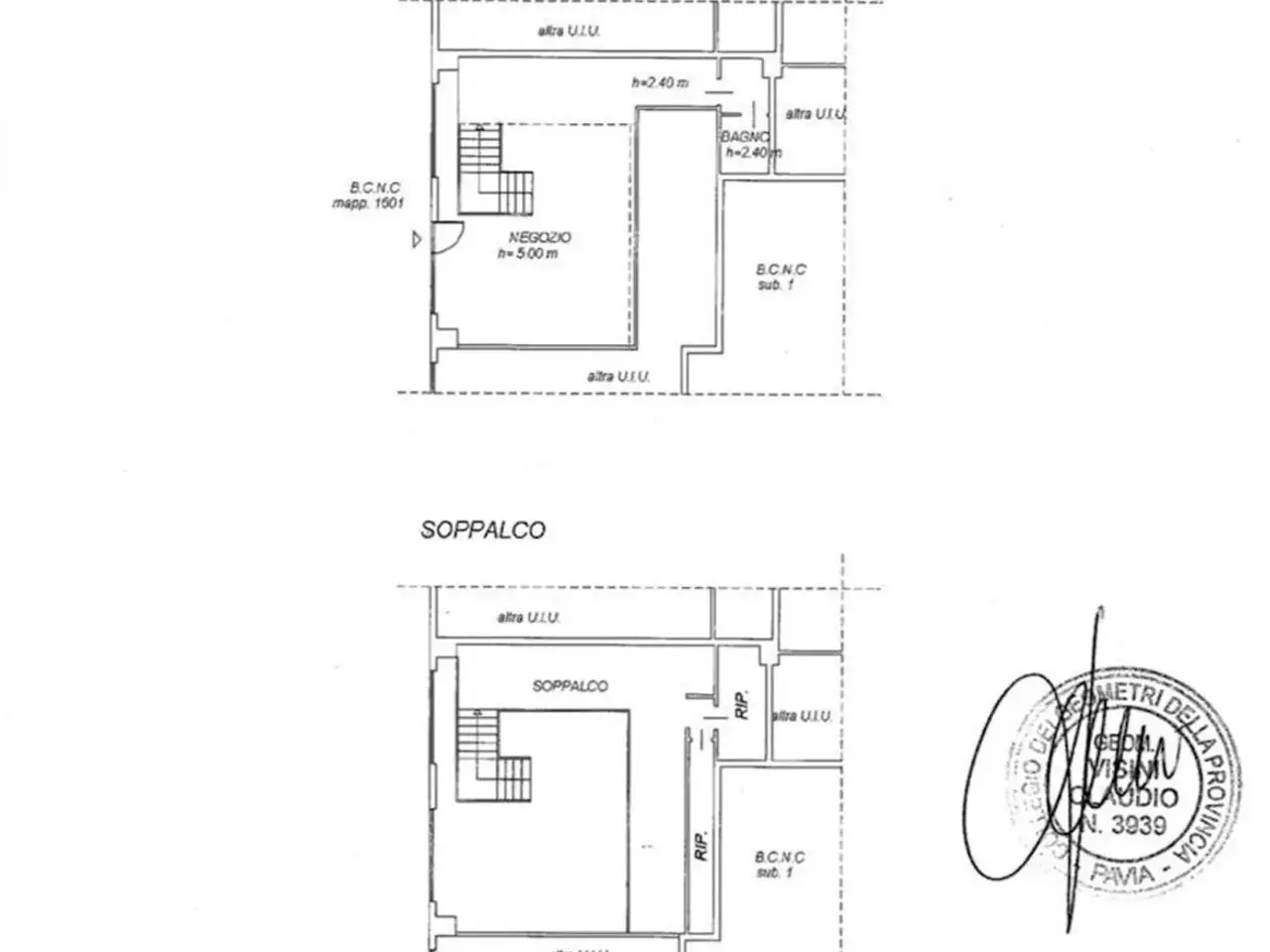 Negozio in Via Enaudi, Landriano, {3} - Planimetria 1