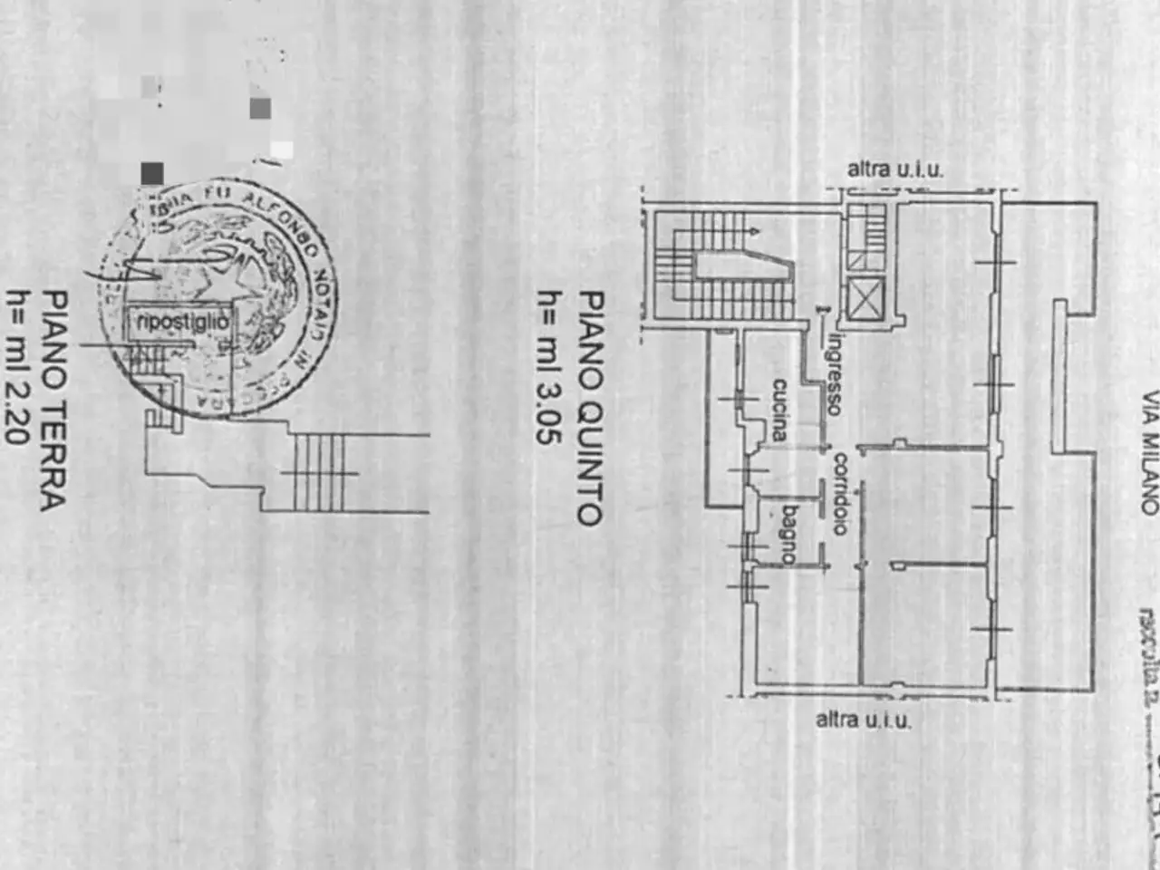 Attico in vendita, Via Milano 61, Pescara - Planimetria 1