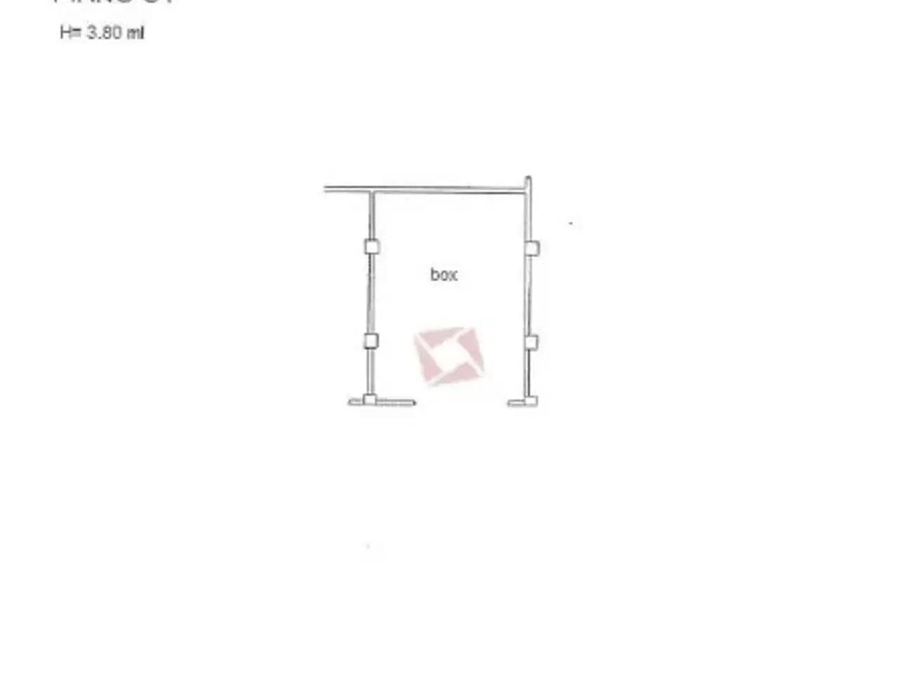 Ufficio in Via di Torrenova, Roma, {3} - Planimetria 1