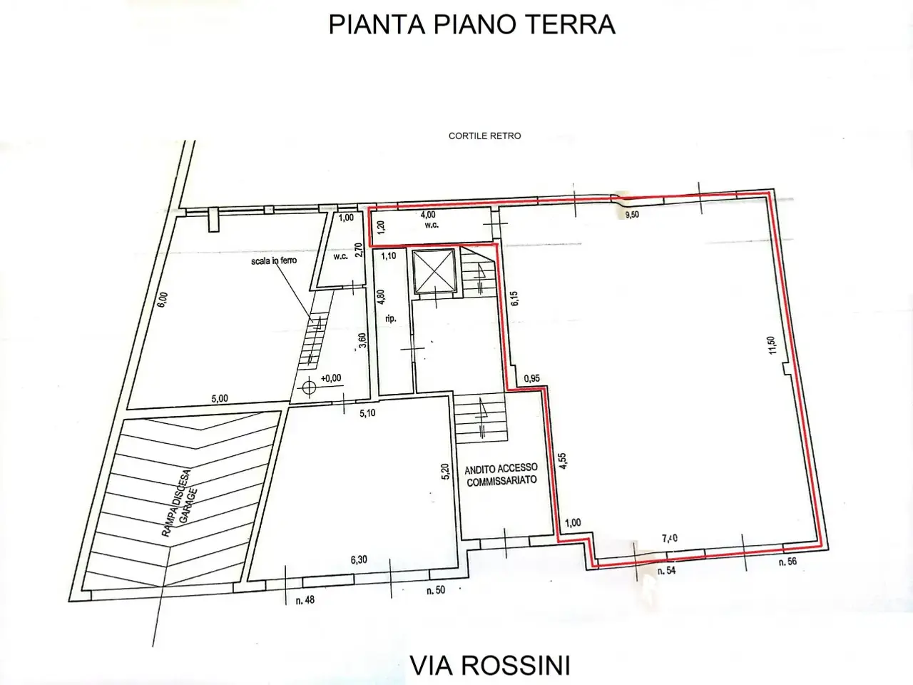 Ufficio in Via Rossini, 54, Andria, {3} - Planimetria 1
