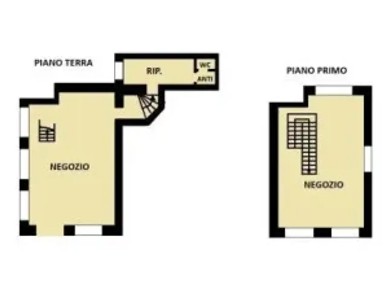 Negozio in Via Emilia Centro, Modena, {3} - Planimetria 1