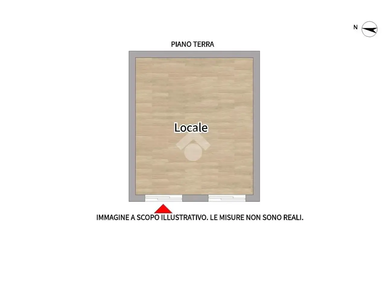 Negozio in Via XX Settembre 190, Porto San Giorgio, {3} - Planimetria 1