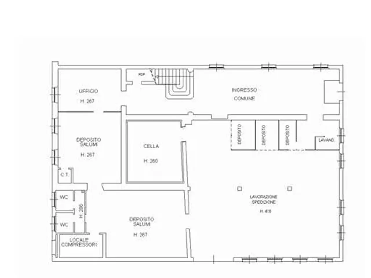Capannone in , Sala Baganza, {3} - Planimetria 1