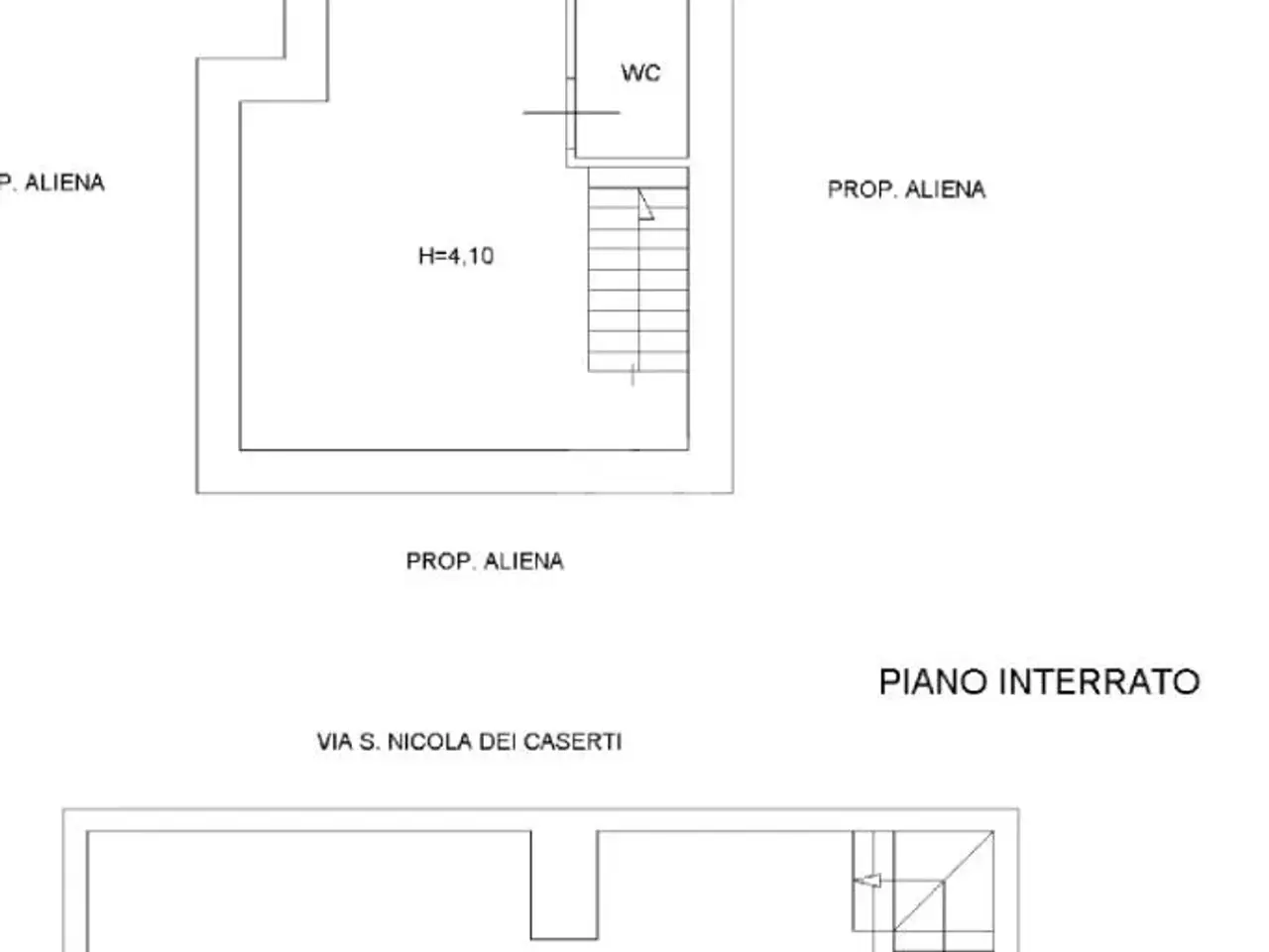 Negozio in Via San Nicola dei Caserti 65, Napoli, {3} - Planimetria 1