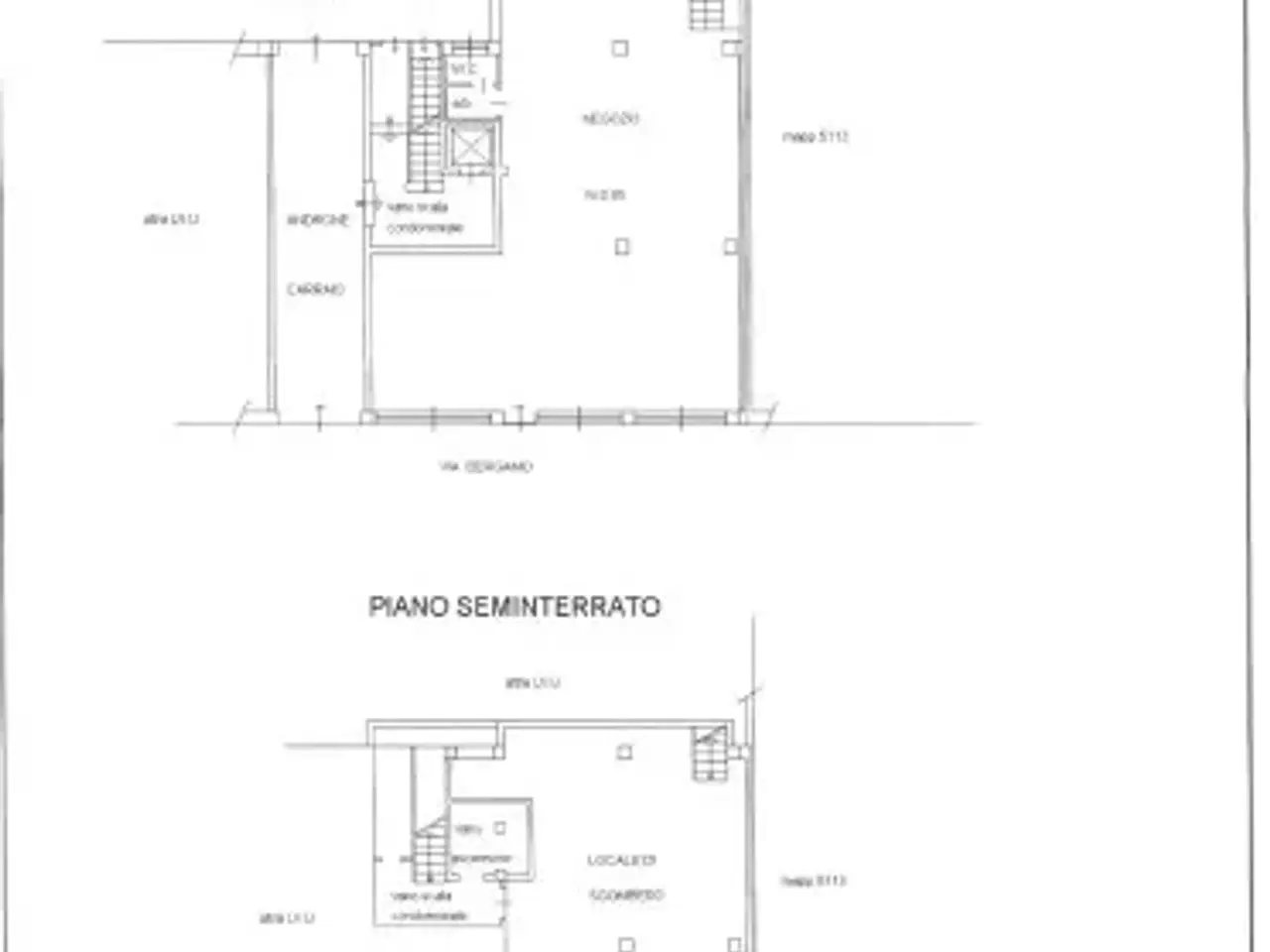 Negozio in Via Bergamo 65, Alessandria, {3} - Planimetria 1