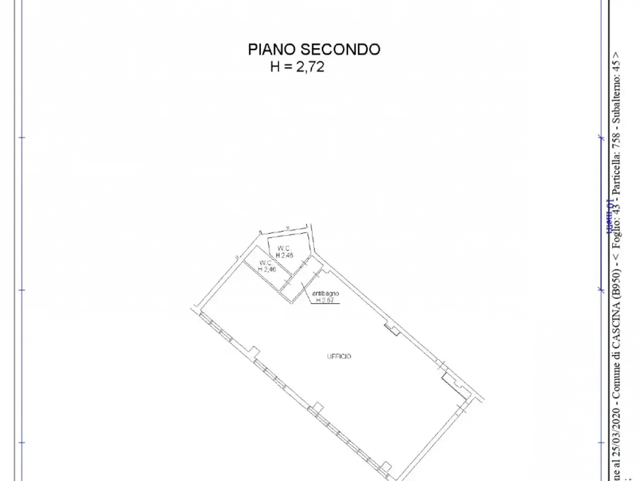 Ufficio in Via Norvegia 72, Cascina, {3} - Planimetria 1