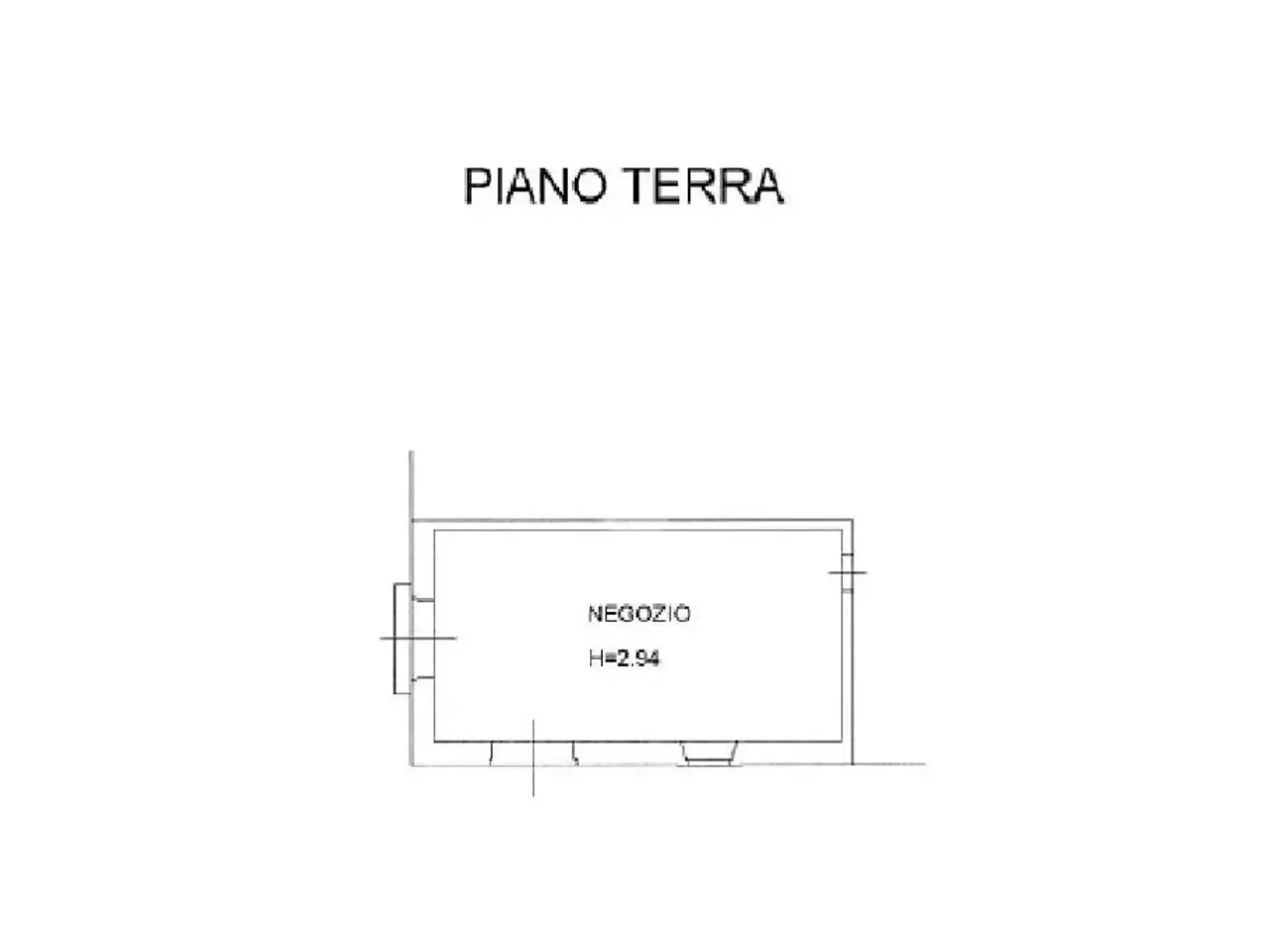 Negozio in Via Antonio Gramsci, Palazzolo Sull'Oglio, {3} - Planimetria 1
