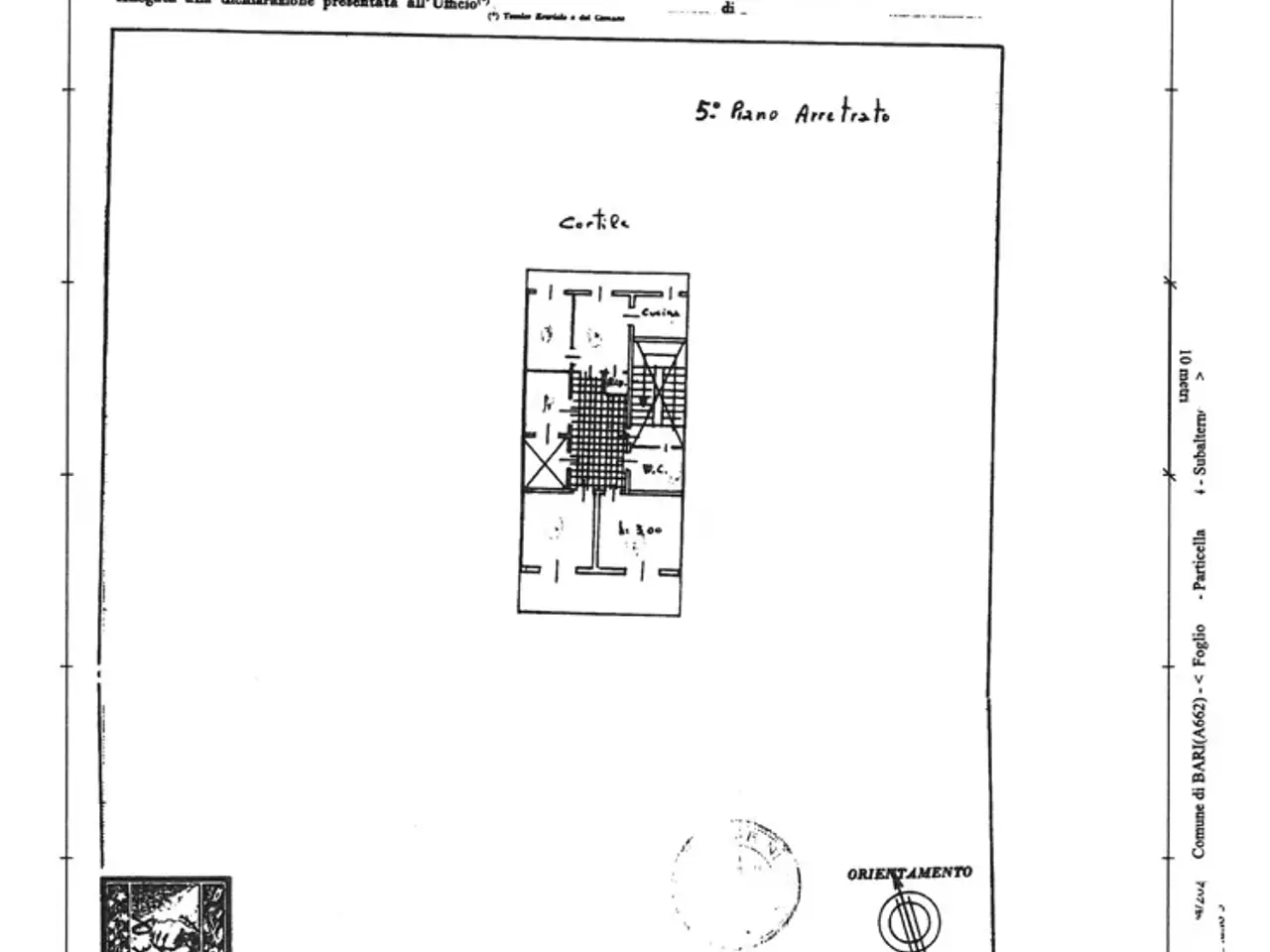 Attico in vendita, Via Putignani  275, Bari - Planimetria 1