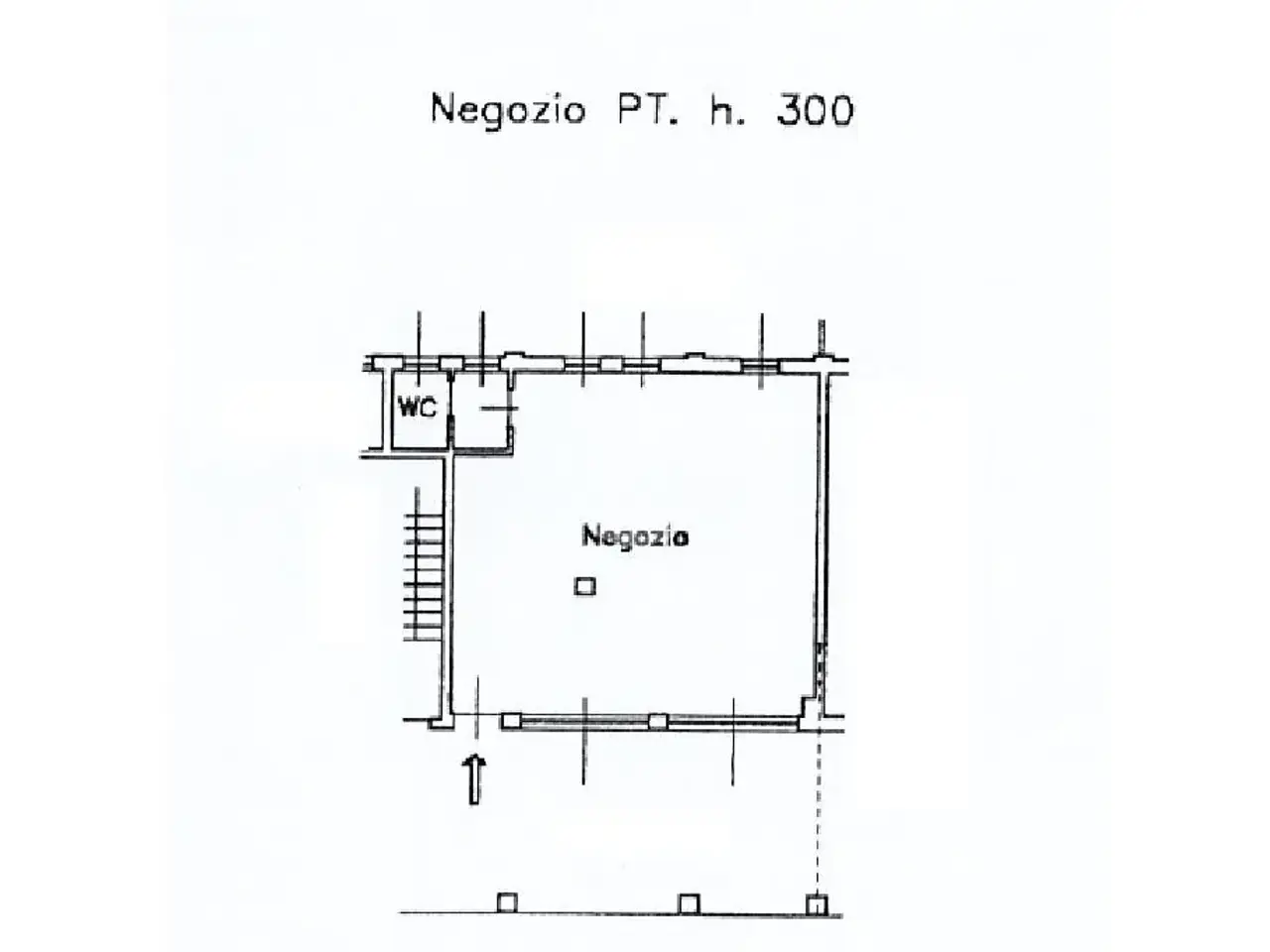 Negozio in Via S. Carlo, Castel Rozzone, {3} - Planimetria 1
