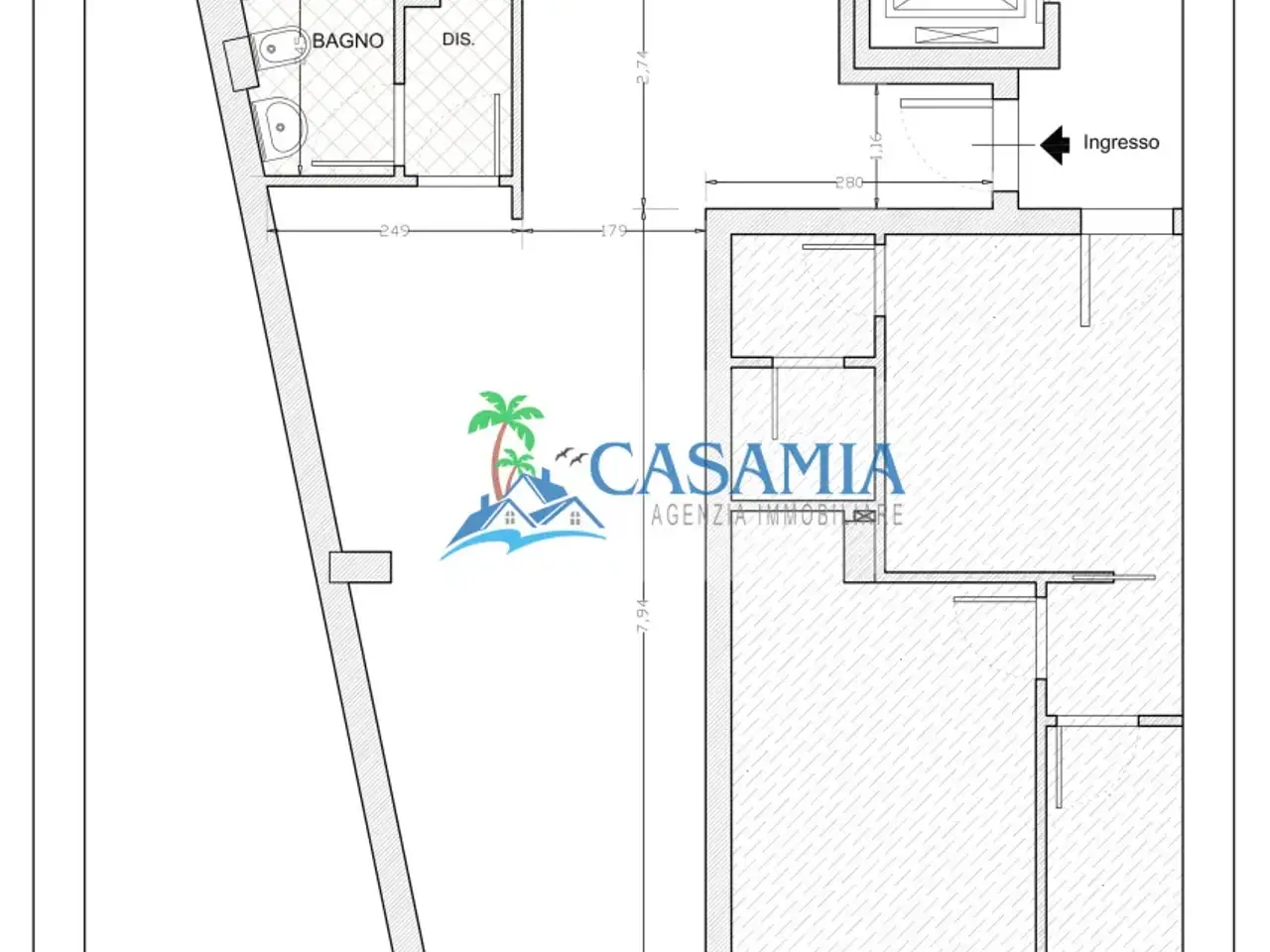 Ufficio in Via Luciano Manara, San Benedetto Del Tronto, {3} - Planimetria 1