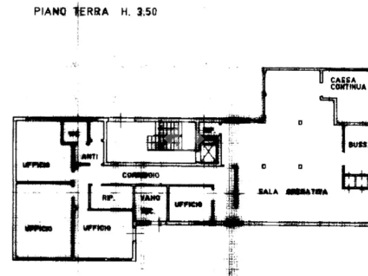 Negozio in Via Cappuccina 88, Venezia, {3} - Planimetria 1