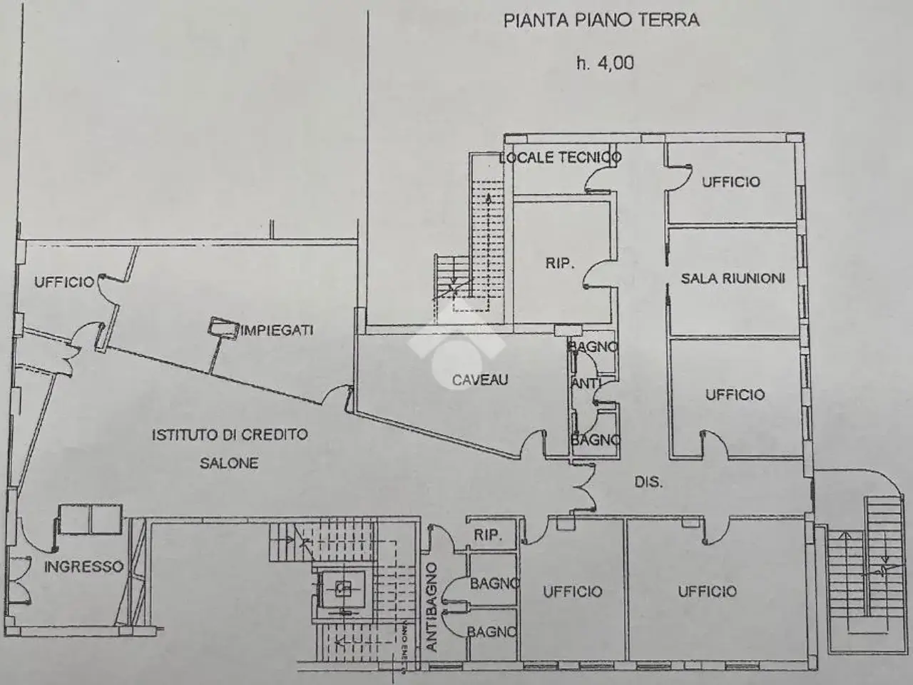 Palazzina commerciale in Via Tiburtina Valeria 54, Pescara, {3} - Planimetria 1