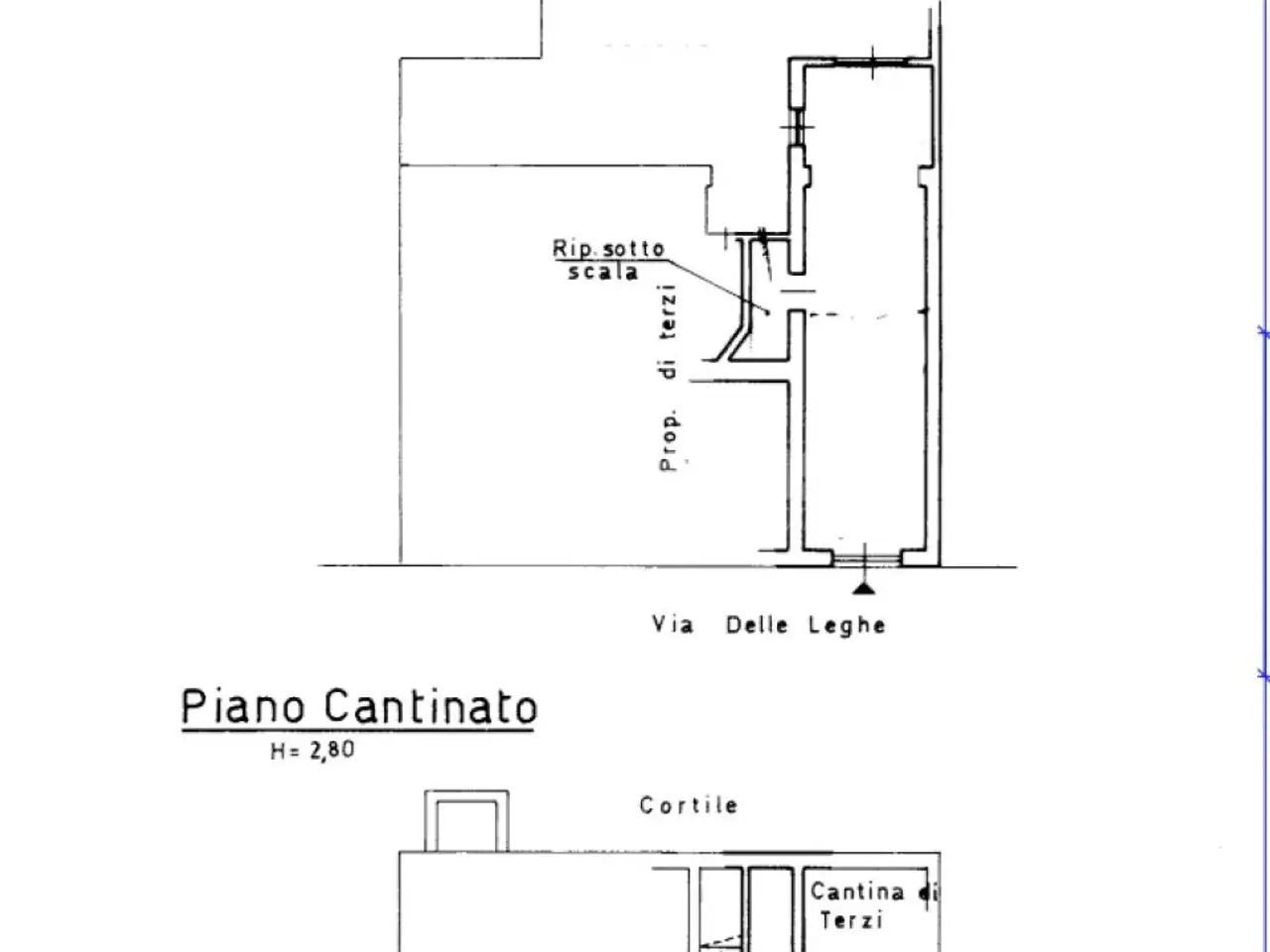 Negozio in Via delle Leghe 12, Milano, {3} - Planimetria 1