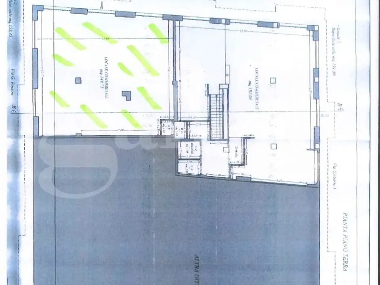 Negozio in Via Rossini, Tricase, {3} - Planimetria 1
