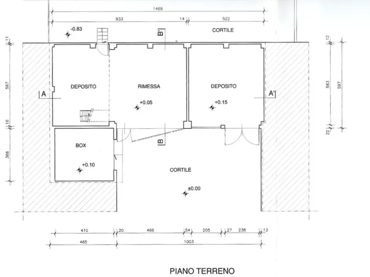 Magazzino in Via Lanzo 140, Torino, {3} - Planimetria 1