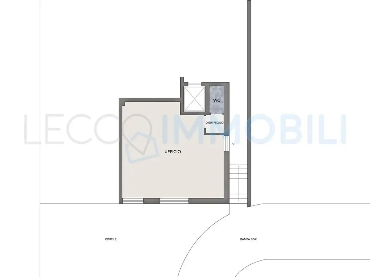 Ufficio in Via Puccini 3, Monza, {3} - Planimetria 1