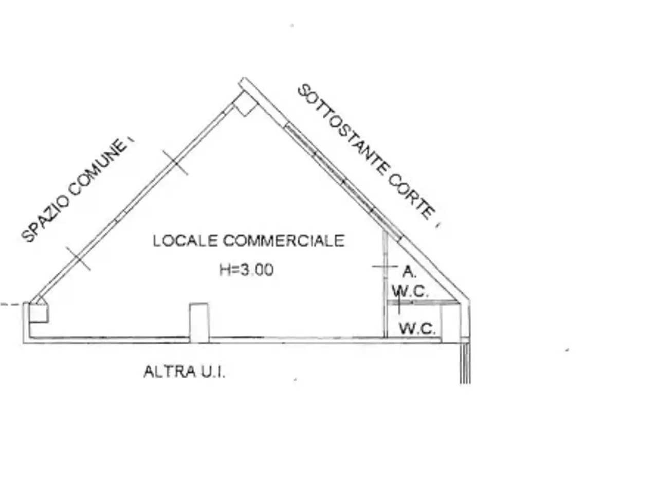 Negozio in Strada Statale Orientale Sicula, Messina, {3} - Planimetria 1