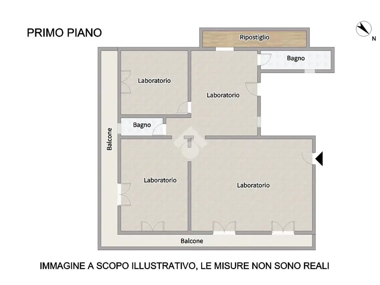 Laboratorio in Via Fratte 3588, Sant'Elpidio A Mare, {3} - Planimetria 1