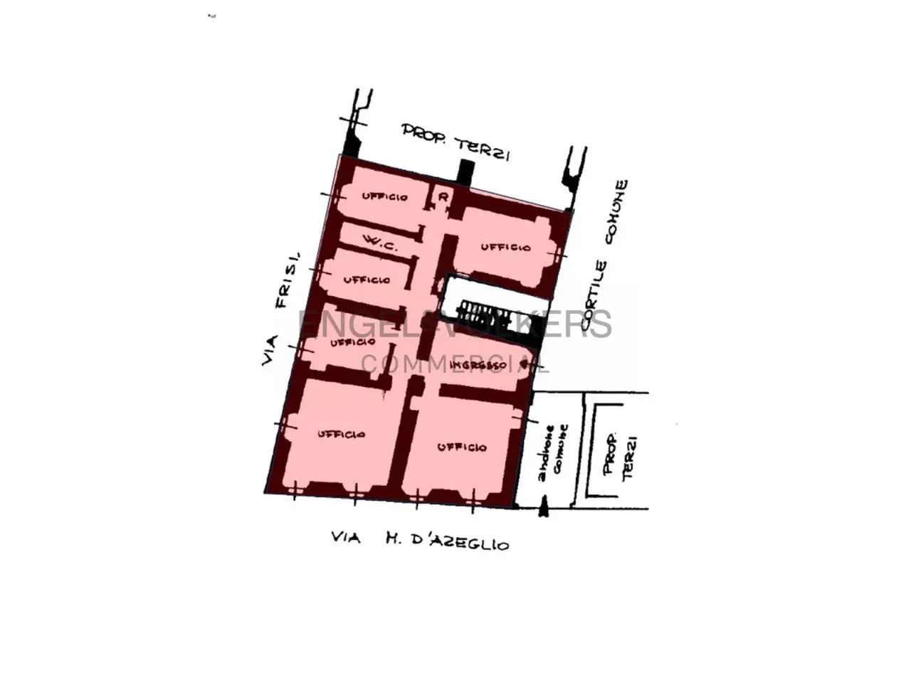 Ufficio in Via d'Azeglio 11, Monza, {3} - Planimetria 1