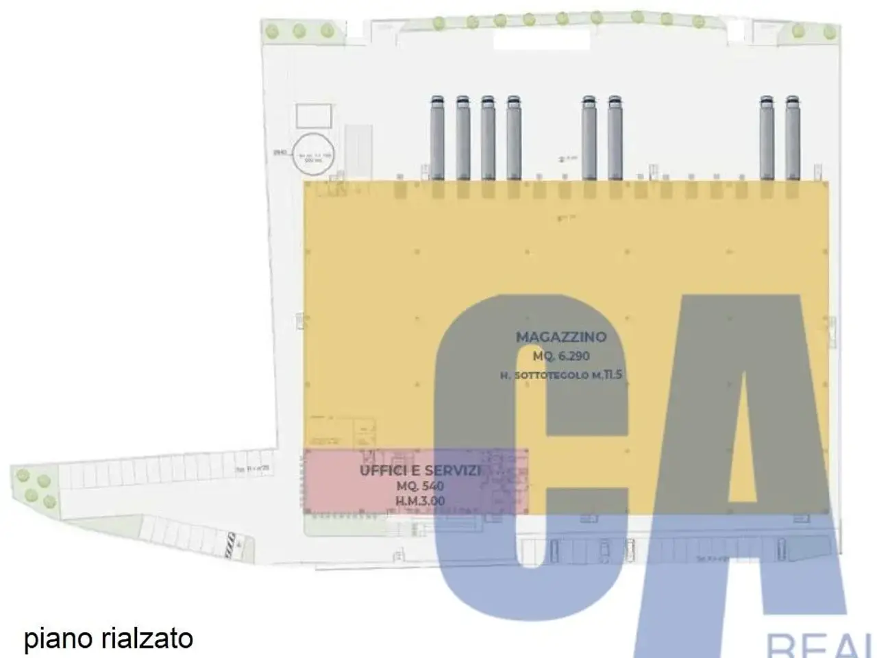 Capannone in Via Monza, Pioltello, {3} - Planimetria 1