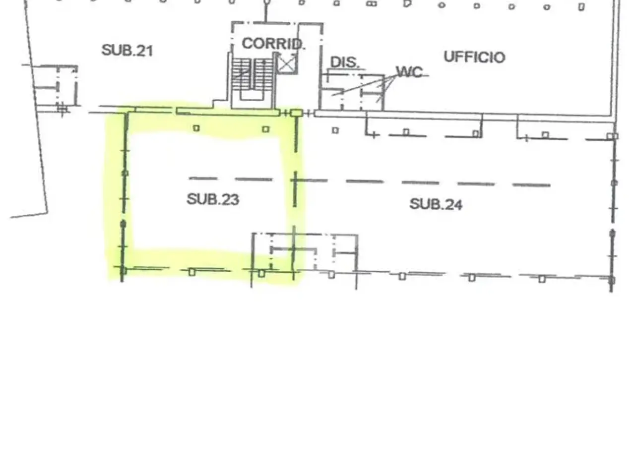 Negozio in Corso Moncenisio 63, Rosta, {3} - Planimetria 1