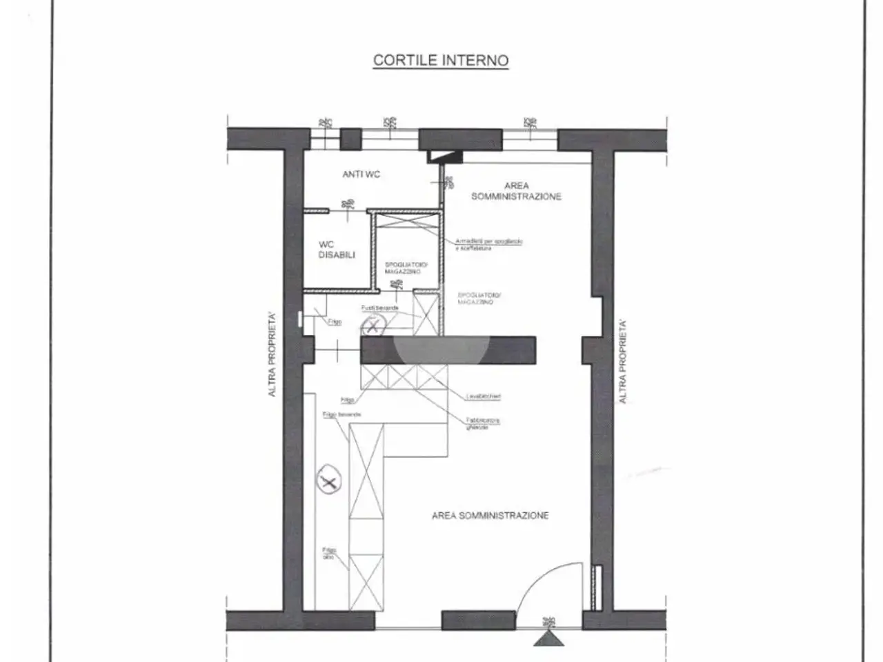 Negozio in Piazza Santa Giulia, Torino, {3} - Planimetria 1