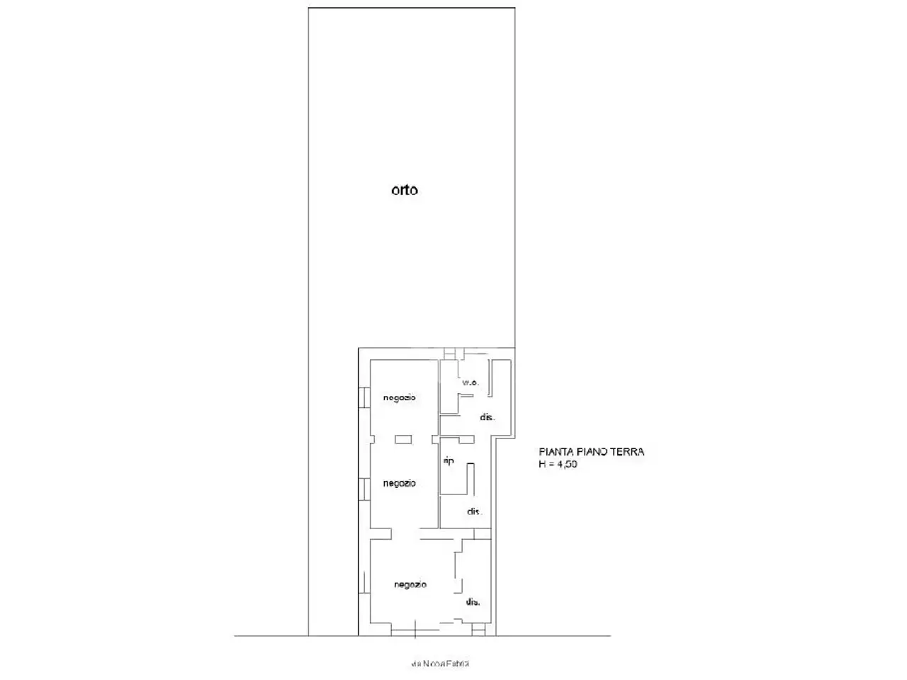 Negozio in Via Nicola Fabrizi 115, Pescara, {3} - Planimetria 1