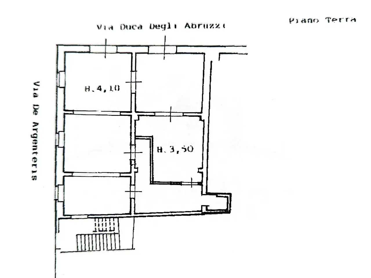 Locale commerciale in a Duca degli Abruzzi 38, Lecce, {3} - Planimetria 1