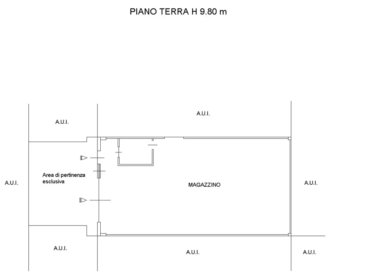 Magazzino in Via delle Industrie 1, Faloppio, {3} - Planimetria 1