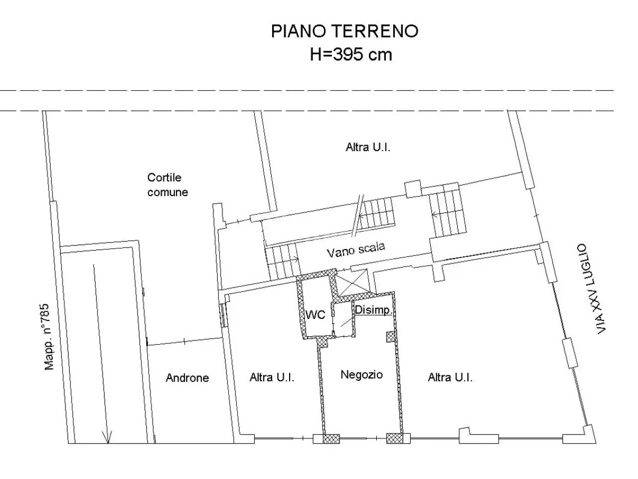 Negozio in Via Piave, San Giusto Canavese, {3} - Planimetria 1