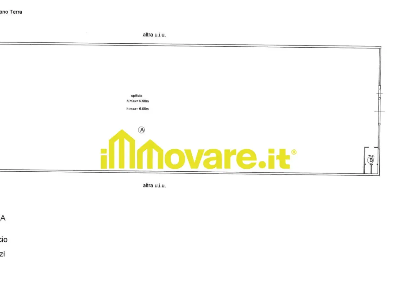 Capannone in Via Giovanni Battista Pirelli, Triggiano, {3} - Planimetria 1