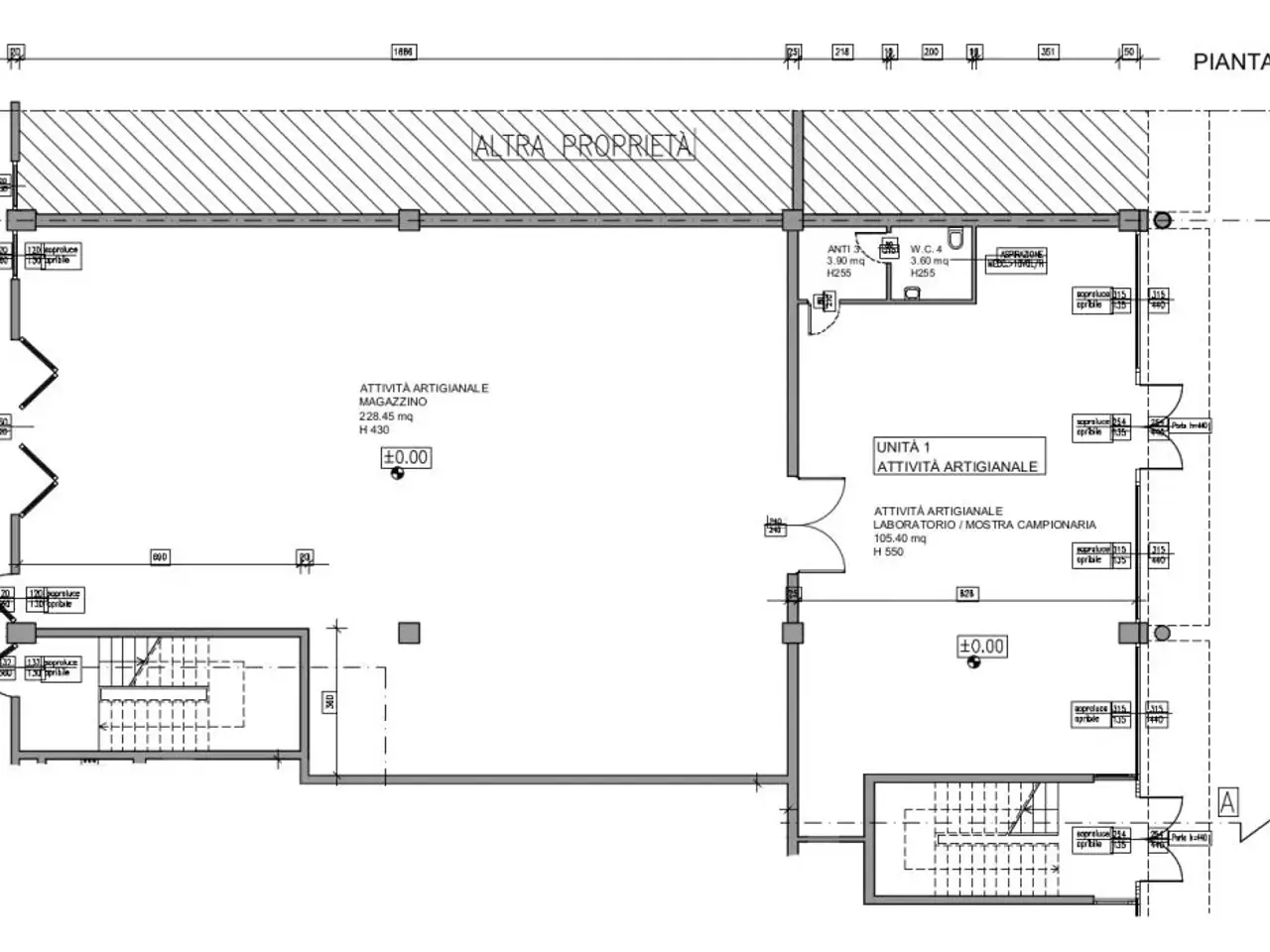 Capannone in , Abano Terme, {3} - Planimetria 1