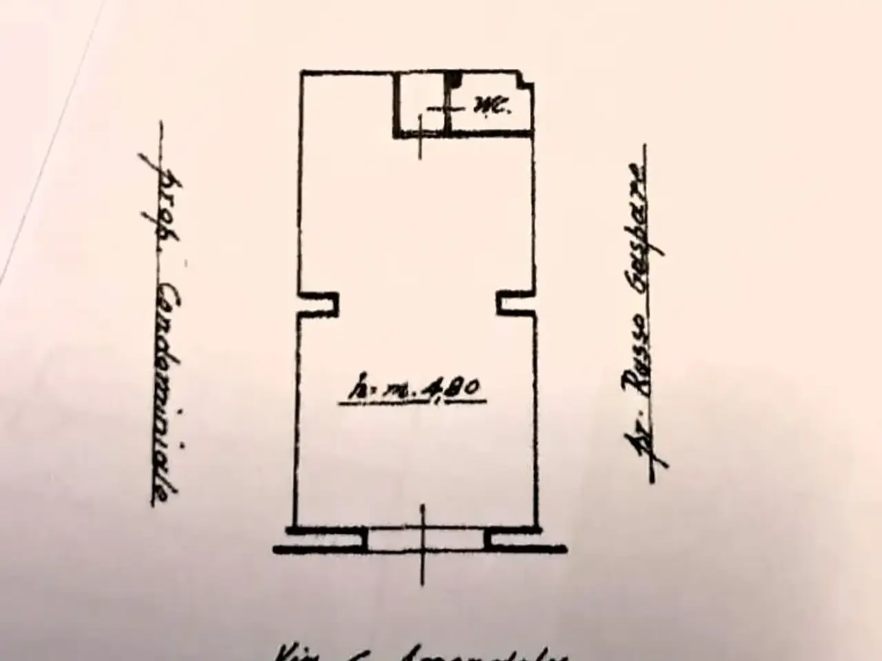 Parrucchiere in Via Giovan Battista Amendola 89, Salerno, {3} - Planimetria 1