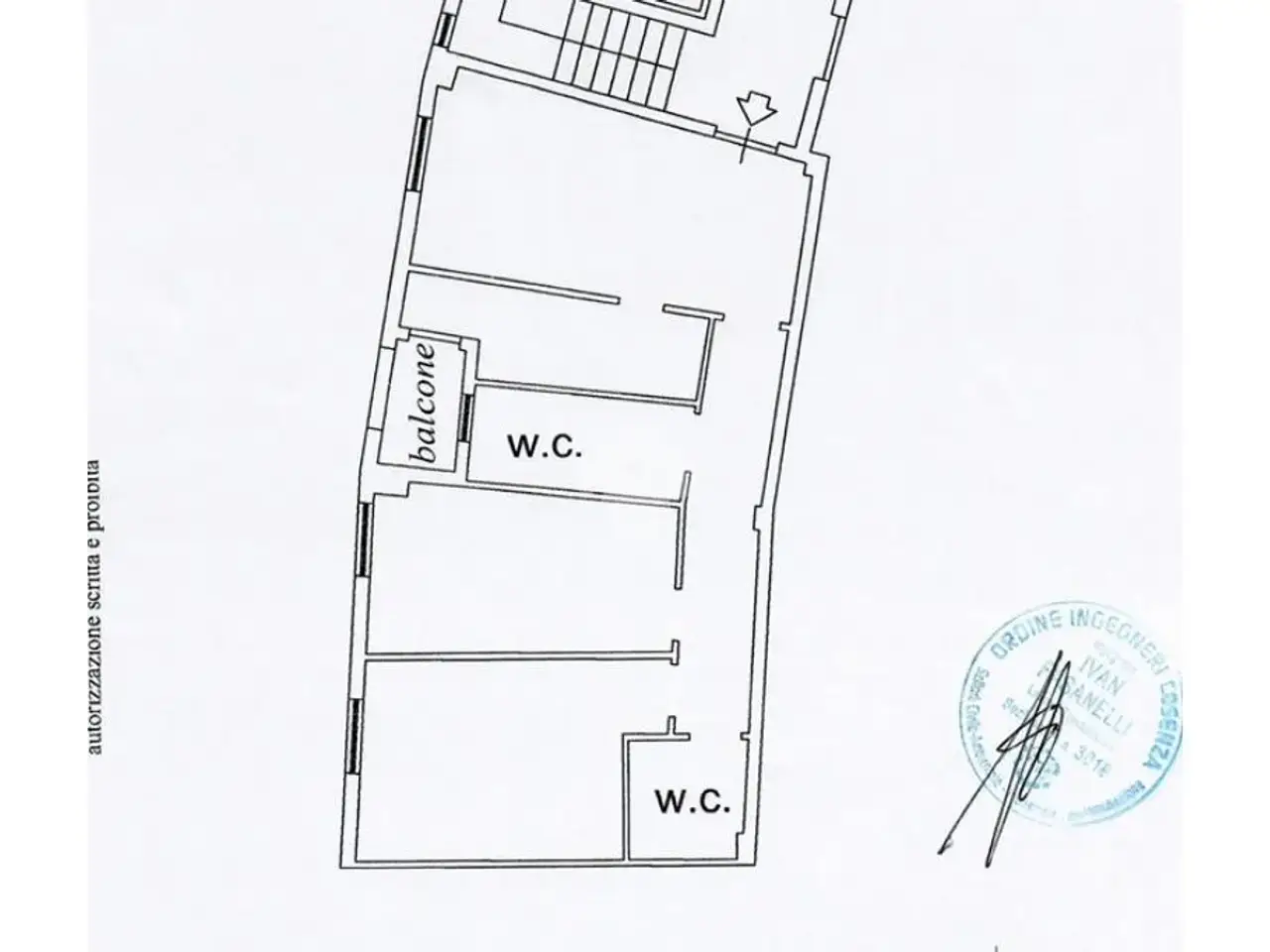 Ufficio in Piazza Martin Luther King 5, Rende, {3} - Planimetria 1