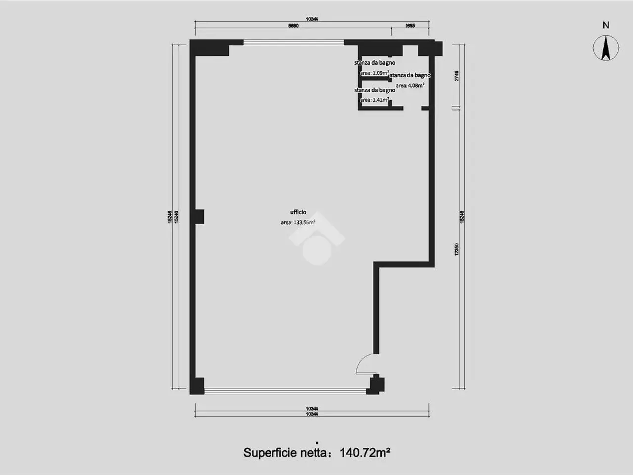 Ufficio in Via Repubblica 191, Sarezzo, {3} - Planimetria 1