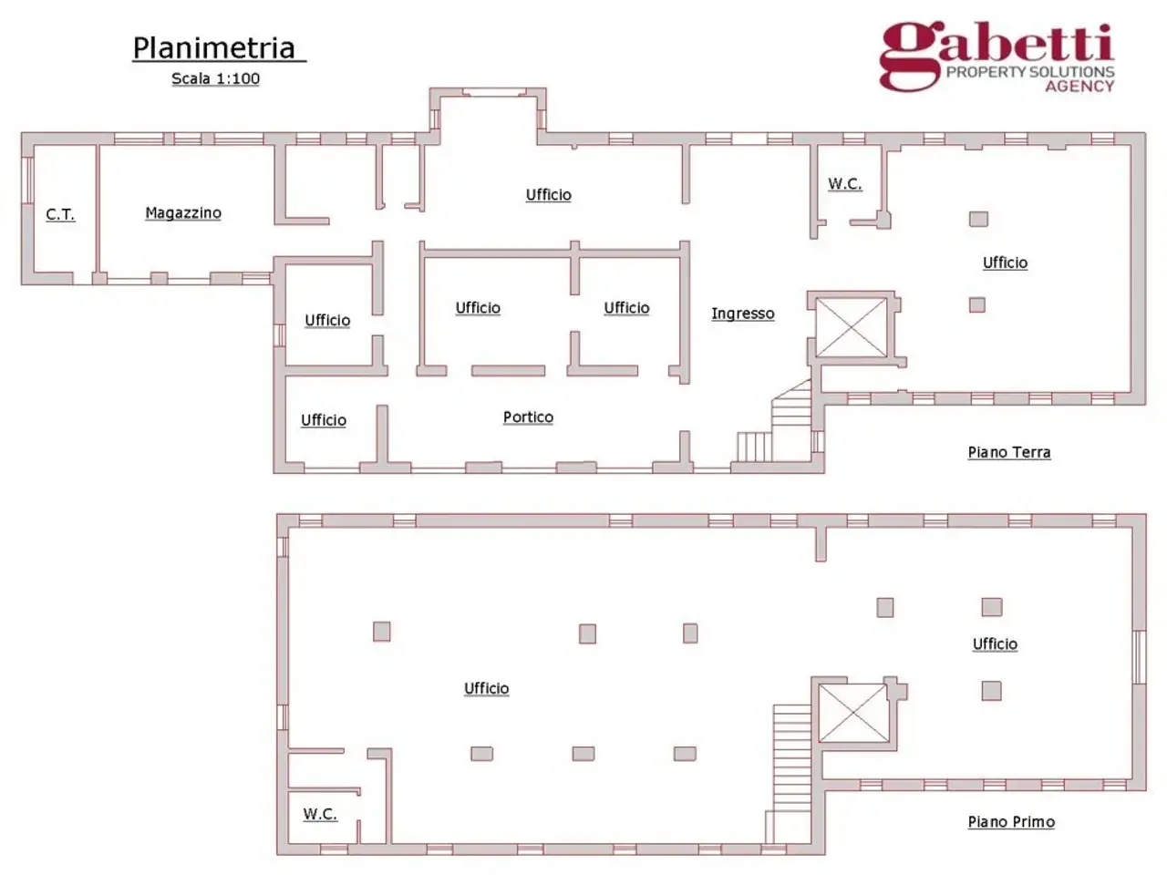 Immobile commerciale in Via Bonisolo, Mogliano Veneto, {3} - Planimetria 1
