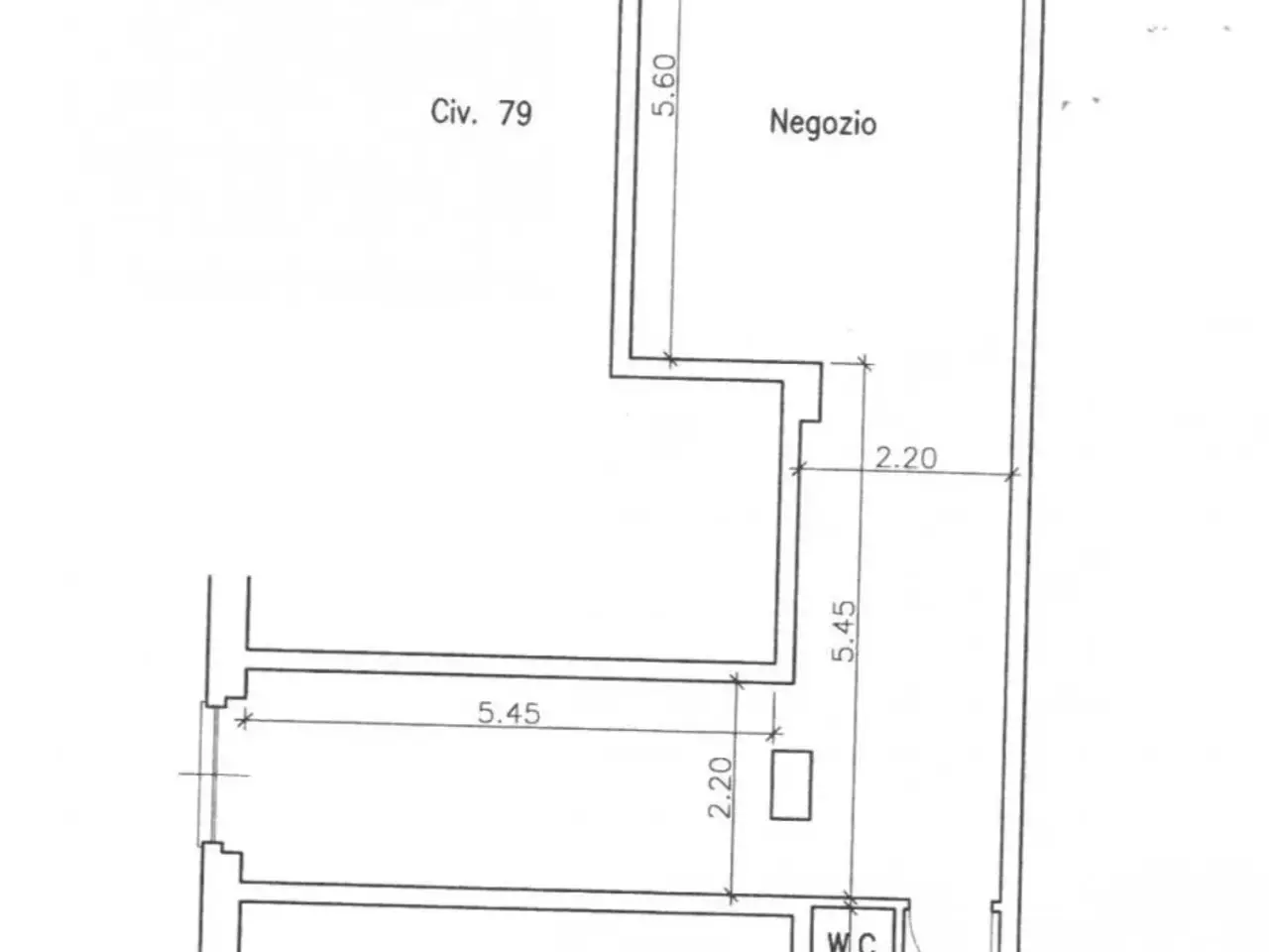 Negozio in Corso Corso Buenos Aires, Lavagna, {3} - Planimetria 1