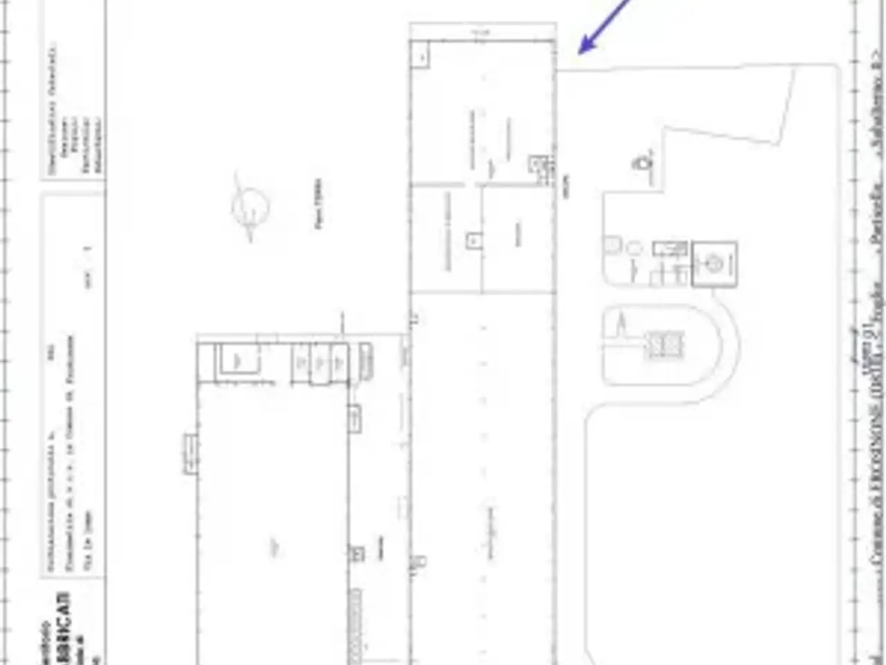 Capannone in Via Armando Vona, Frosinone, {3} - Planimetria 1