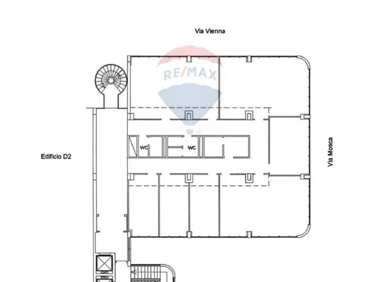 Ufficio in Via Mosca 45, Roma, {3} - Planimetria 1