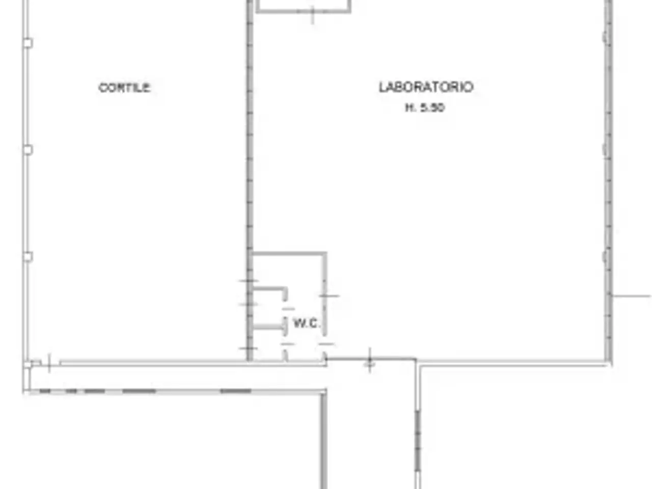 Capannone in Via Santa Maria, Cologno Monzese, {3} - Planimetria 1