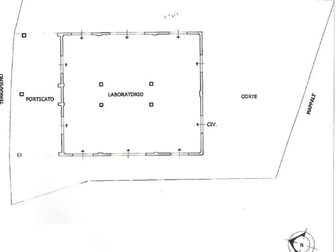 Capannone in Via San Quirico, Carasco, {3} - Planimetria 1