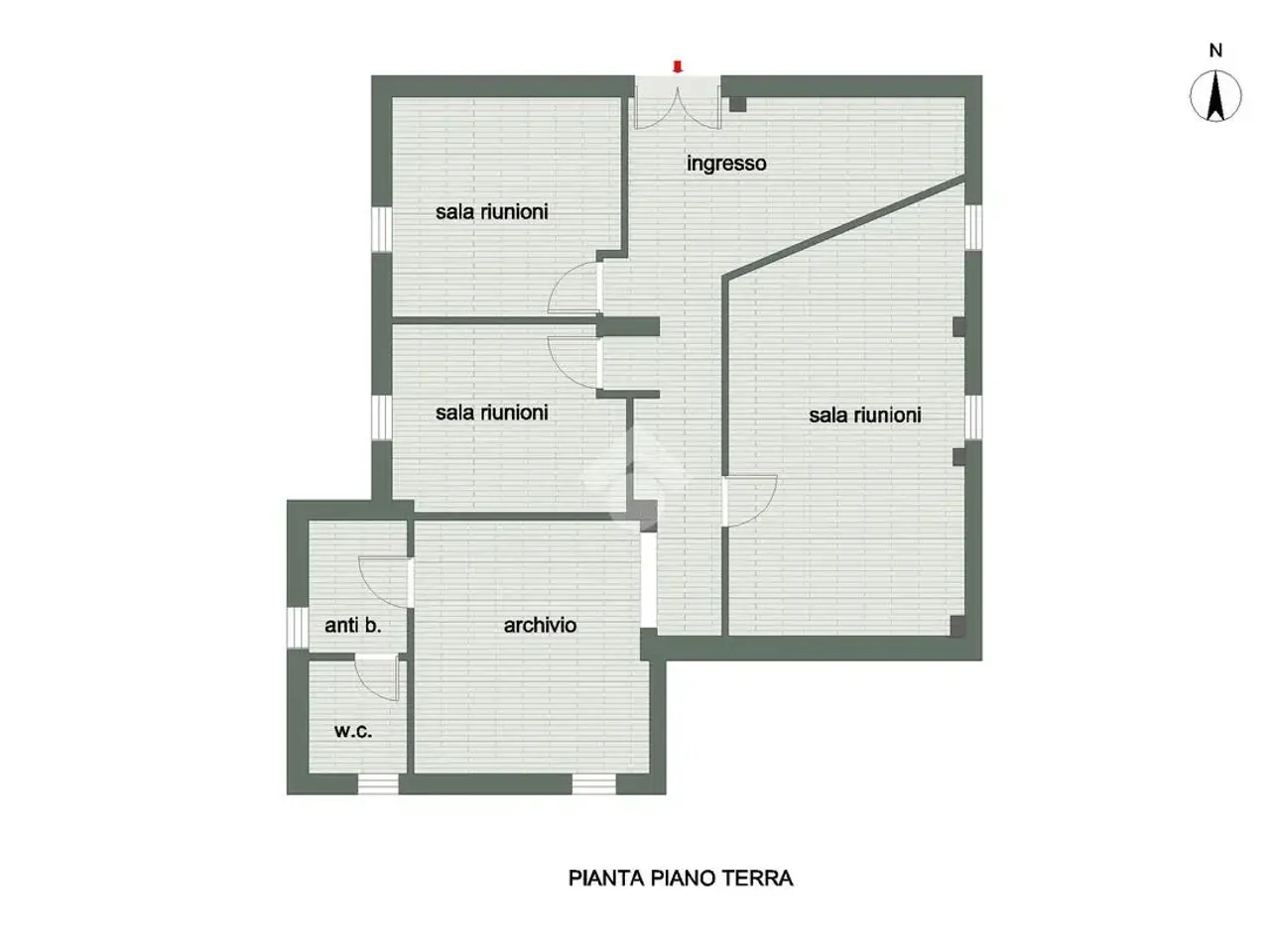 Negozio in Via Ugo Foscolo 61, Castellalto, {3} - Planimetria 1